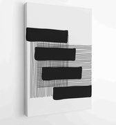 Canvas schilderij - Hand painted illustrations wall arts vector. Surface pattern design. 4 -    – 1857705268 - 50*40 Vertical