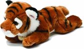 knuffel Bengaalse tijger junior 20.5 cm pluche bruin