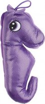 knuffel zeepaard glitter 21 cm paars