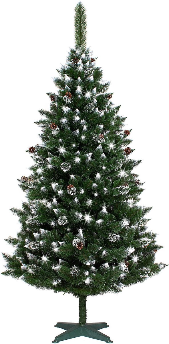 Bol.com Springos Kunstkerstboom | Frosted Pine | Zonder Verlichting | Met Sneeuw | 150 cm aanbieding