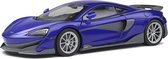 McLaren 600LT 2018 (Paars) (25 cm) 1/18 Solido - Modelauto - Schaalmodel - Model auto - Miniatuurautos - Miniatuur auto