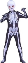 WiseGoods Premium Skelet Kostuum - Carnaval - Carnavalskleding - Halloween - Verkleedkleren Meisje - Jongens - Speelgoed - 110/116