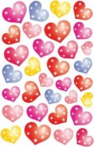 stickers harten 36 stuks multicolor