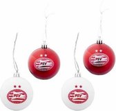 PSV Kerstballen - 4 stuks