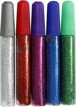 glitterlijm 10 ml 5 stuks