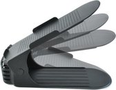 Verstelbare schoenenstapelaar - schoenopslag - Zwart