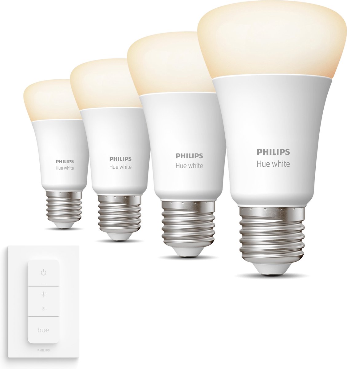 Philips Hue Uitbreidingspakket – White – E27 – 4 lampen