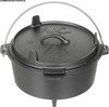 MFH Fox Outdoor - Kookketel - Dutch oven  -  gietijzer - 3,8 liter