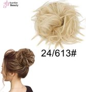 Messy Haarstuk Bun #24-613 | Haar wrap extension |  Messy Bun - 40 Gram