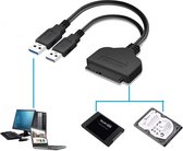 Sata naar USB 3.0 Kabel met Externe Voeding - Voor HDD / SDD 2,5 INCH - SATA III / SATA 3 - 22 PIN