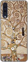 Geschikt voor Samsung Galaxy A50 hoesje - The tree of life - Gustav Klimt - Siliconen Telefoonhoesje