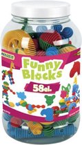 bouwpakket Funny Blocks junior 58-delig