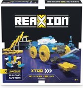 dominostenen Reaxion Xtra junior blauw/geel 108-delig