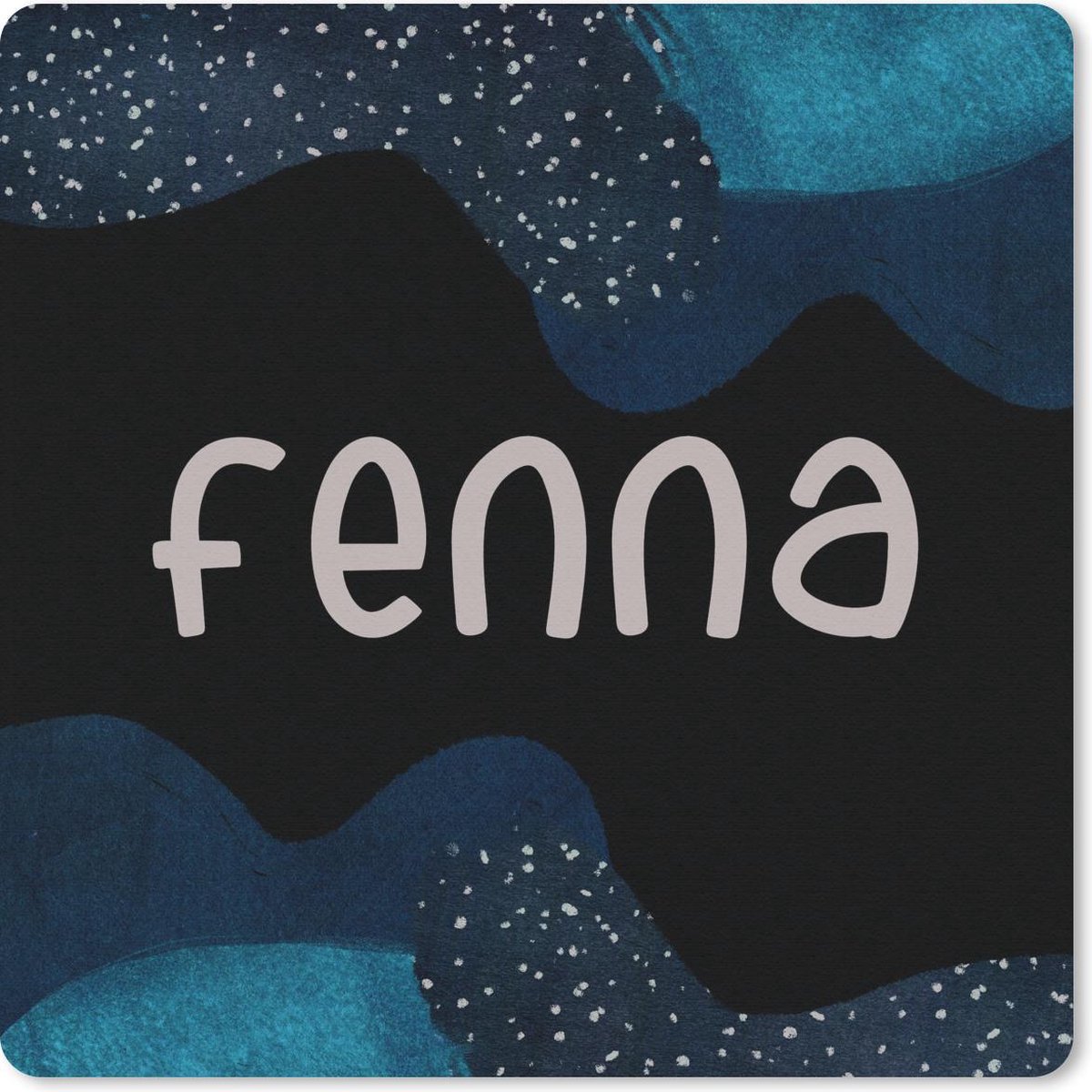 Muismat 20x20 cm - Mousepad Fenna - Pastel - Meisje - Muismatten