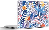 Laptop sticker - 11.6 inch - Zomer - Bladeren - Planten - Patronen - 30x21cm - Laptopstickers - Laptop skin - Cover
