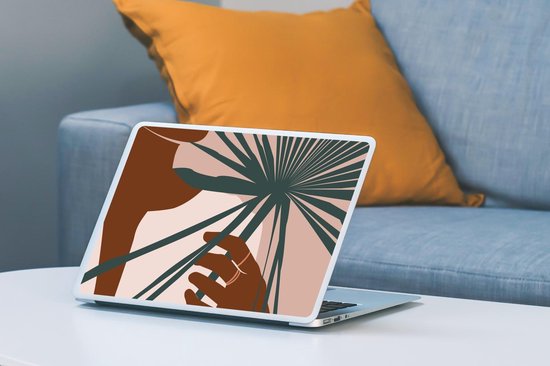 Sticker pour ordinateur portable - 11,6 pouces - Plante - Tropical - Abstrait