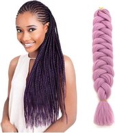 X-Pression Ultra Braid Premium - Braiding Hair Medium Pink - Cheveux synthétiques