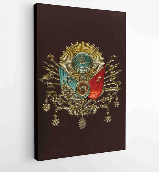 Canvas schilderij - Old Ottoman Empire Emblem ( Old Turkish Symbol ) -  Productnummer 405214204 - 50*40 Vertical