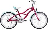 Bikestar kinderfiets Cruiser 20 inch lila