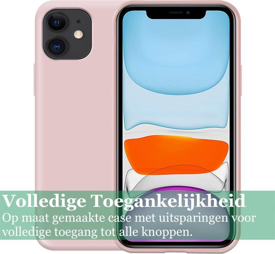 TechNow Coque anti-chocs pour Apple iPhone 11 Pro Max - Protecteur d'écran complet et d'appareil photo pour Apple iPhone 11 Pro Max - Rose