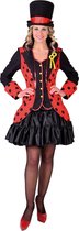 Lieveheersbeest Kostuum | Lieveheersbeestje Rood Zwarte Kever Slipjas Vrouw | Extra Small | Carnaval kostuum | Verkleedkleding