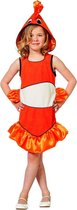 Tropische Clownvis Nemo | Meisje | Maat 104 | Carnaval kostuum | Verkleedkleding