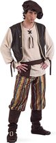 Middeleeuwen & Renaissance Kostuum | Middeleeuwse Waard Herberg Het Hijgend Hert | Man | Maat 56 | Carnavalskleding | Verkleedkleding