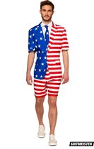 Suitmeister SUMMER USA Flag - Heren Zomer Pak - Amerika - Gekleurd - Maat M