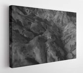 Canvas schilderij - Close Up of Moon Like Surface Mountains  -     1387810544 - 40*30 Horizontal