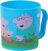 mok Peppa Pig kunststof blauw 350 ml