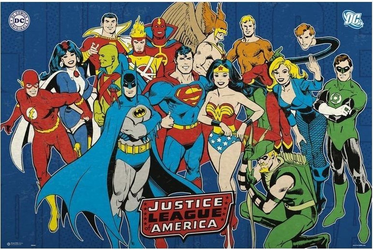 Posterpoint DC Comics poster Justice League - Batman - Superman - 61 x 91.5 cm multi