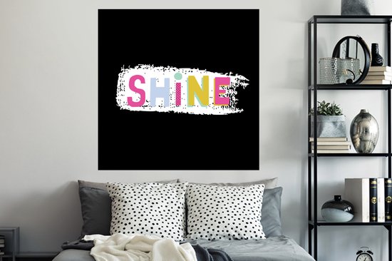 Stickers muraux - Été - Citation - Wit - 120x120 cm - Film Adhésif XXL