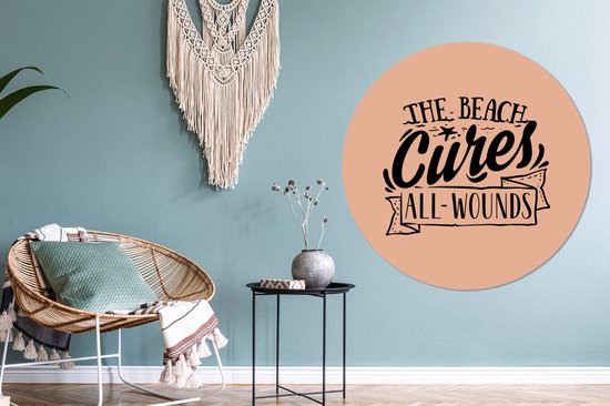 WallCircle - Tableau - Summer Xxl - Multicolore - 120 X 120 Cm