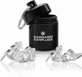 Eargasm earplugs - XS Transparant Music - festival oordopjes - met aluminium oordopjes sleutelhanger opbergkoker - partyplug - gehoorbescherming oordoppen muziek - festival oortjes