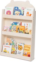 Dotty Natural huis boekenkast Montessori multiplex 60x95x13cm