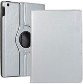 Geschikt Voor: iPad 2 / 3 / 4 Multi Stand Case - 360 Draaibaar Tablet hoesje - Tablethoes Zilver