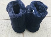 hoge dames pantoffel van  super cracks maat 40 donkerblauw