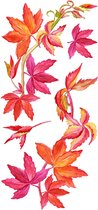 Crearreda Muurstickers 15 X 31 Cm Vinyl Rood 2 Stuks