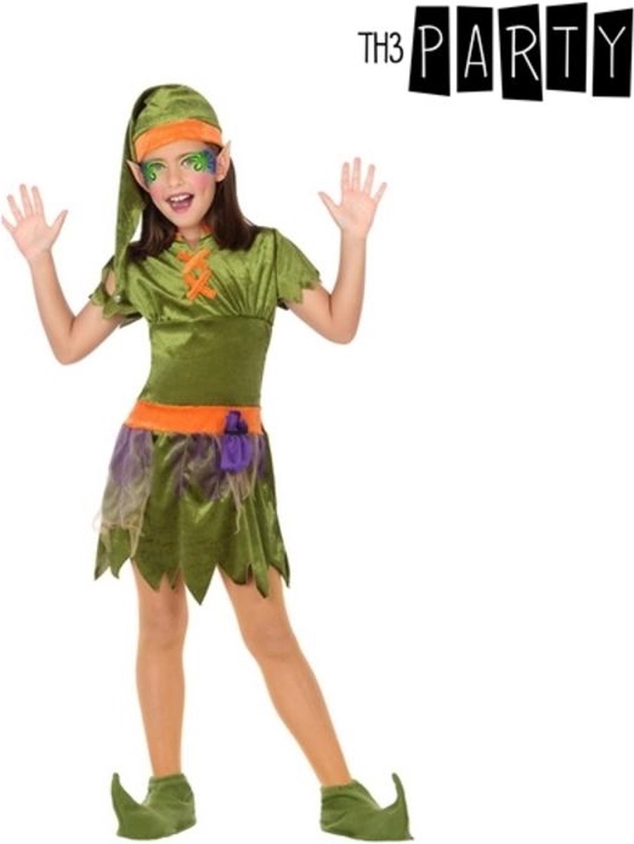 ATOSA - Groen en oranje bos elfen pak voor meisjes - 98/104 (3-4 jaar) -  Kinderkostuums | bol.com