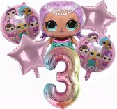 LOL  Folieballon  verjaardag  decoraties voor Surprise pop verjaardagsdecoratie party decoratie Nummer 3