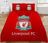 dekbedovertrek double logo football Liverpool FC avec 2 taies d'oreiller