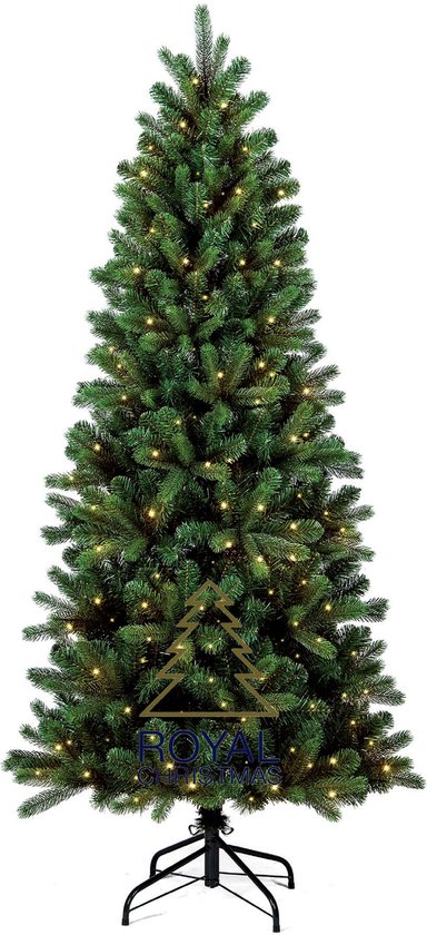 Royal Christmas Kunstkerstboom Alaska Slank 210 cm met LED-verlichting + Smart Adapter