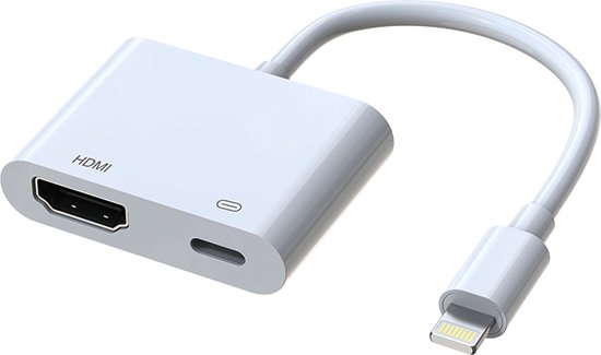 Certifié Apple] Câble adaptateur Lightning vers HDMI, connecteurs audio et  vidéo de synchronisation AV numérique 1080p pour TV/projecteur/moniteur-2 m  rouge 