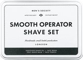 Men's Society Smooth Operator Shave Set - Scheerset - Gezichtsreiniging - Scheren - Geschenkset - Reisset