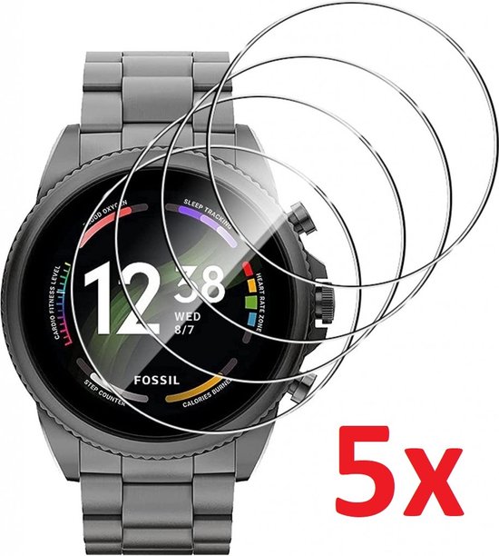 thumbnail interactive-video image 1 of (2-Pack) TPU Screen Protector For Fossil Gen 5E 44mm Smartwatch – Clear, Anti-Scratch, Full Coverage 1 of 4