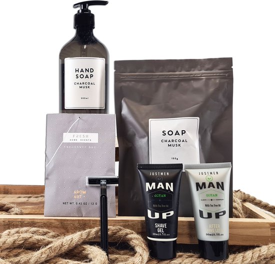 Soap & Shave Charcoal Musk - cadeau voor man - mannen cadeautjes - kerst  cadeau -... | bol.com