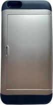 iPhone 7/8/SE 2020 pashouder hoesje - pasjes - slide armor - apple - iPhone - Opberging - Creditcard - 2 in 1 - In 7 kleuren - Zwart - Donker blauw - Donker groen - Grijs - Goud -