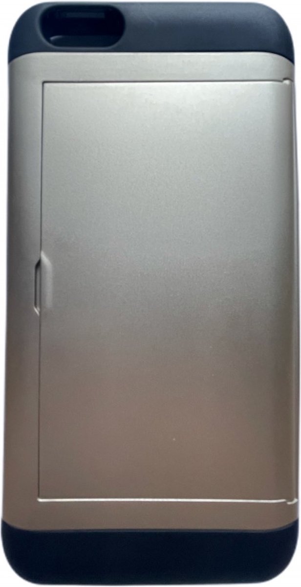 iPhone 7/8/SE 2020 pashouder hoesje - pasjes - slide armor - apple - iPhone - Opberging - Creditcard - 2 in 1 - In 7 kleuren - Zwart - Donker blauw - Donker groen - Grijs - Goud - Rood - Zilver