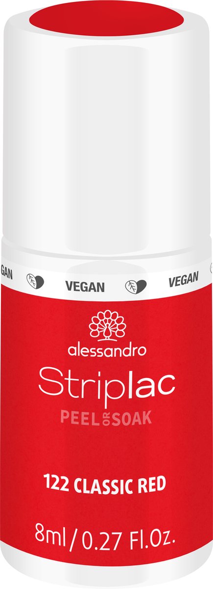 Goedkoopste Alessandro Striplac Peel or Soak - Gellak - 122 Classic Red - 8 ml
