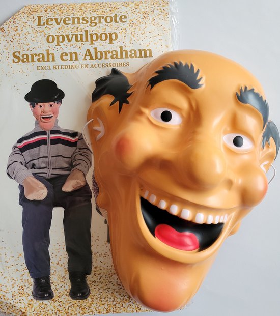 Opvulpop met Abraham masker 50 jaar - pop met masker | bol.com